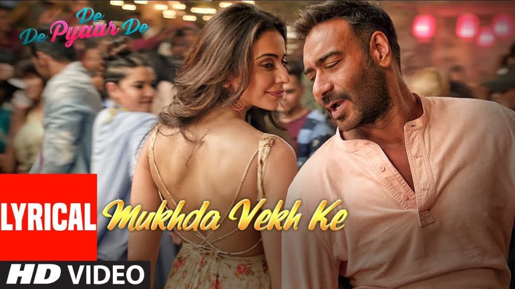 Mukhda Vekh Ke Song Lyrics Image