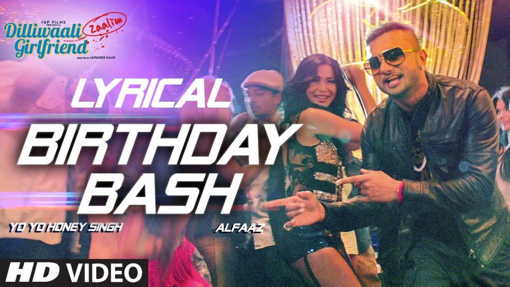 Birthday Bash Song Lyrics Image